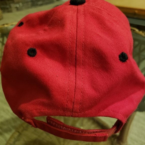Miller Spade Cap Hat Logo embroidery Outdoor Cap brand red hook and loop back - Picture 2 of 4